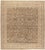 Early 20th Century Early 20th Century Large Square Brown Persian Tabriz Rug - 13' x 14'4" For Sale - Image 5 of 12
