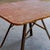 Brown Mid 20th Century Metal Base + Painted Wood Top Industrial Table For Sale - Image 8 of 8
