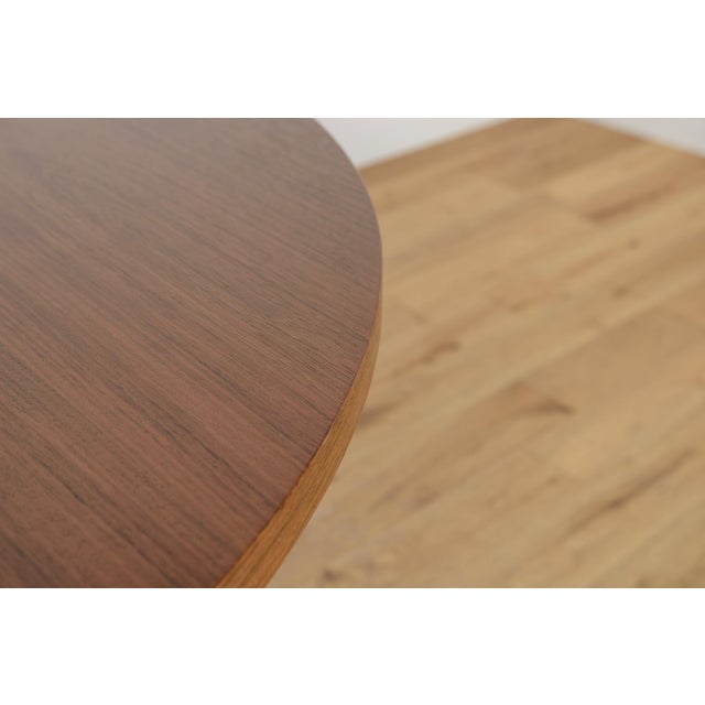Mid-Century Modern Danish Teak Round Dining Table, 1970s For Sale - Image 6 of 11