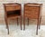 Pair of French Louis XV Style Marquetry Bedside Tables, 20th Century For Sale - Image 10 of 13