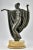 Art Deco Bronze Sculpture of Woman Dancing - Signed M Draper For Sale - Image 10 of 13