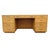 John Widdicomb John Widdicomb Campaign Burl Kneehole Credenza Desk For Sale - Image 4 of 13