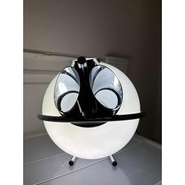 Vintage Table Lamp in Glass, 1970 For Sale - Image 3 of 10