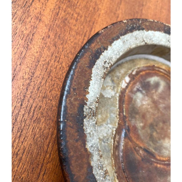 Brown Mid-Century Danish Studio Pottery Bowl from Axella, 1960s For Sale - Image 8 of 15