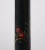 1990s Vintage Black Pillar Wood Hand-Painted Color Chinoiseries Pattern Floor Lamp For Sale - Image 5 of 8