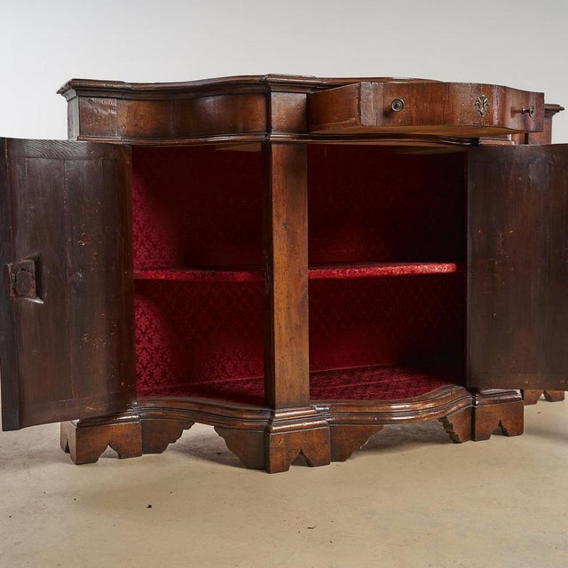 Vintage Credenza in Walnut For Sale - Image 3 of 16