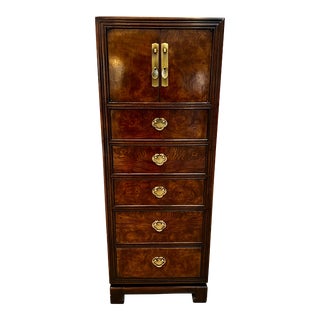 Tall Chinoiserie Tai-Ming Drexel Lingerie Jewelry Chest For Sale
