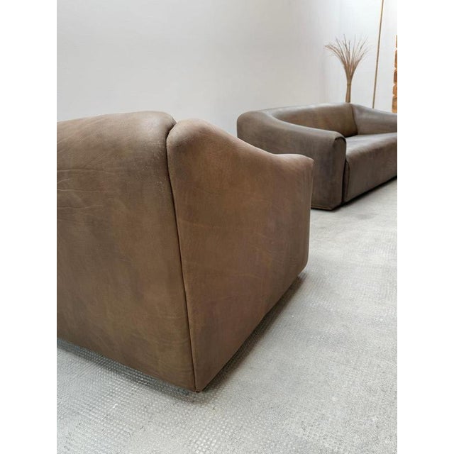 Wood DS-47 Chair in Buffalo Leather from De Sede, Switzerland, 1970s For Sale - Image 7 of 14