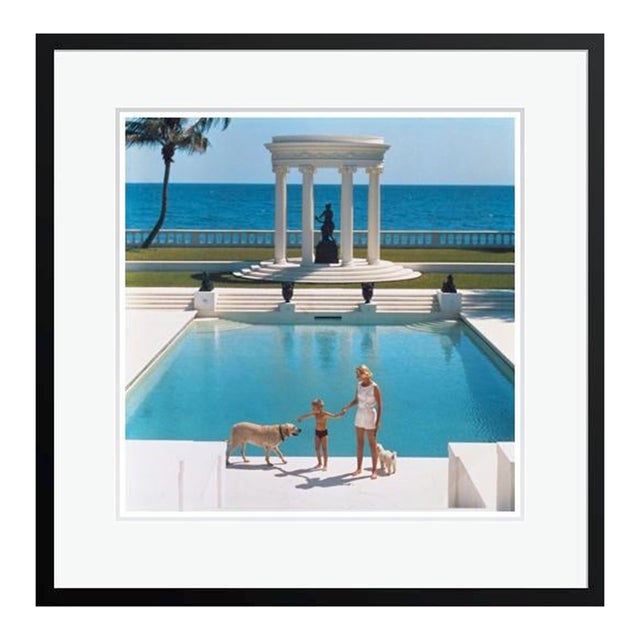 Nice Pool 1955 Slim Aarons Framed C-Print For Sale