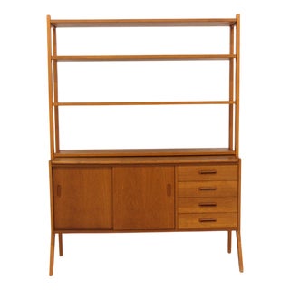Scandinavian Teak Secretaire, 1950 For Sale