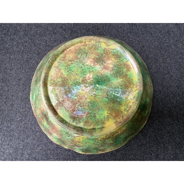 Antique Majolica Leaf Bowl For Sale - Image 9 of 15