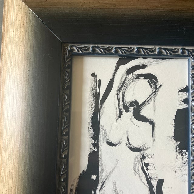 Abstract Contemporary Original Stephen Heigh Abstract Female Nude Painting For Sale - Image 3 of 4