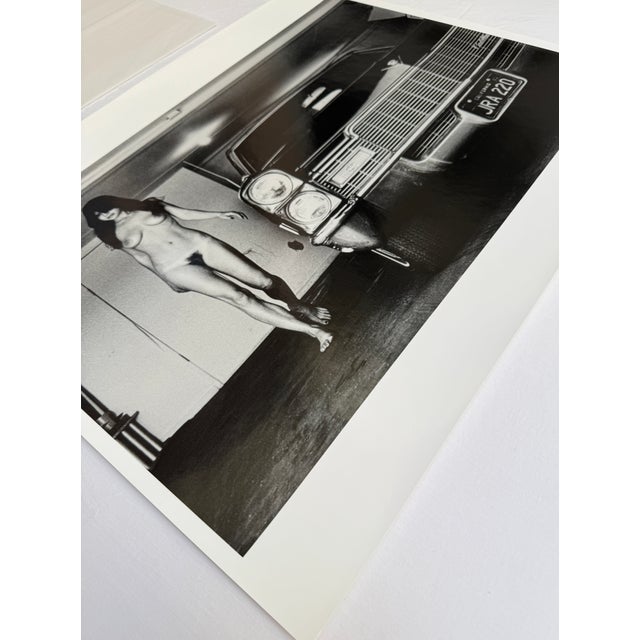 "Hollywood Cadillac, Los Angeles, Ca 1976" Vintage Silver Gelatin Print by Helmut Newton For Sale - Image 4 of 11