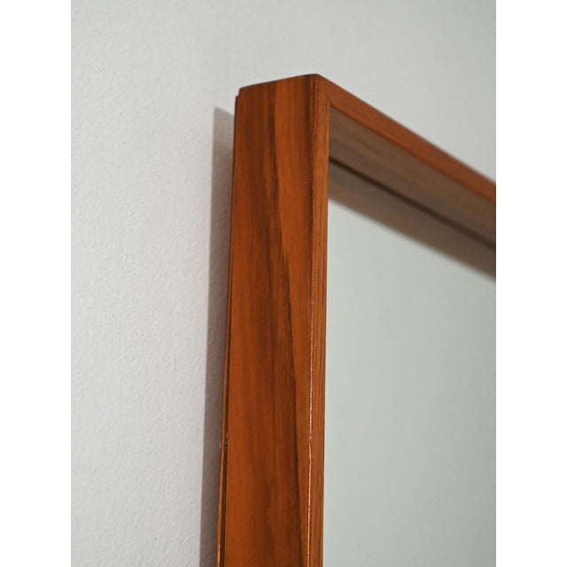 Vintage Swedish Teak Mirror, 1950s For Sale - Image 6 of 9