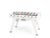 Contemporary RS Barcelona Stainless Steel Foosball Table, White For Sale - Image 3 of 3