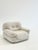 Mid-Century Modern Sapporo Chair in Crème Beige by Mario Marenco for Mobil Girgi, 1970s For Sale - Image 3 of 13