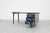 Gispen Industrial "7804" Desk With Blue Drawer Fronts and Linoleum Writing Top For Sale In Los Angeles - Image 6 of 13