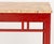 James Mont James Mont Style Marble Top Red Stained Oak Console Table For Sale - Image 4 of 7
