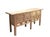 Dating to circa 1826, this antique Chinese sideboard has a beautifully rustic natural-wood surface shaped by approximately...
