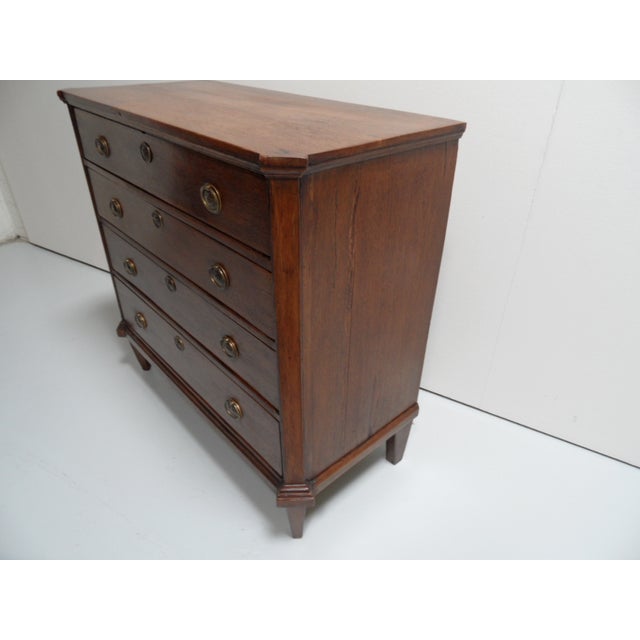 Brown Dutch Chest of Drawers in Oak For Sale - Image 8 of 14