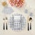 2020s Bougie Diamonds Ice Cotton Sateen Dinner Napkins, Set of 12 For Sale - Image 5 of 6