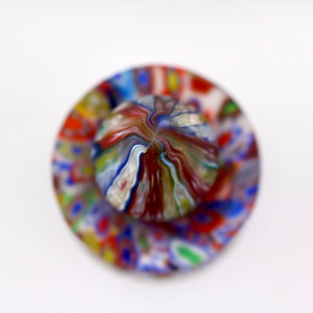 1960s 1950s Mid-Century Murano Millefiori Glass Perfume Bottle / Cruet With Stopper – Koscherak Brothers Import For Sale - Image 5 of 13