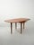 Scandinavian Folding Table with Two Extensions, 1950s For Sale - Image 4 of 13