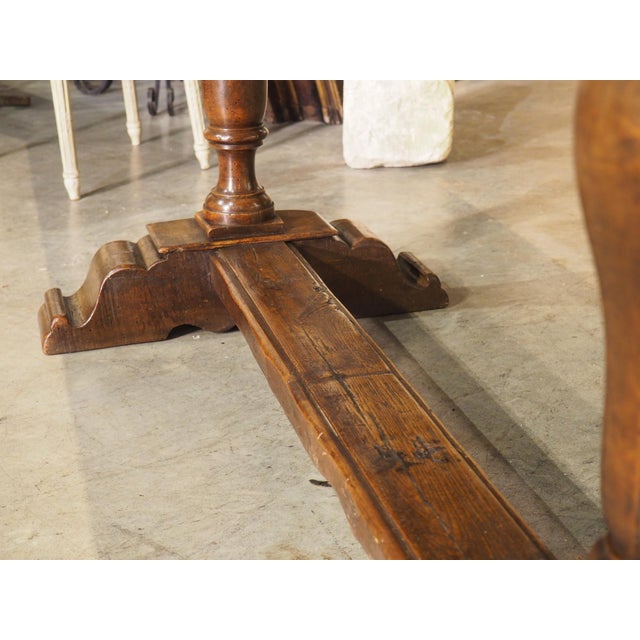 Wood Antique Italian Walnut Console Table, Circa 1850 For Sale - Image 7 of 18