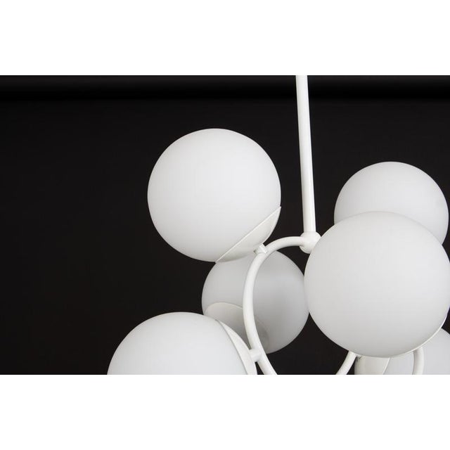 Mid-Century Orbital Pendant Lamp attributed to Kaiser Idell / Kaiser Leuchten, Germany, 1970s For Sale - Image 13 of 14