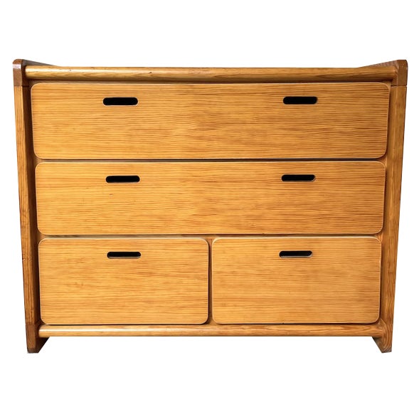 Yellow Pine Chest of Drawers Drawers, 1980s For Sale