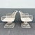 Mid Century Modern Spun Fiberglass Swivel Dining Arm Chairs - Set of 6 For Sale - Image 4 of 6