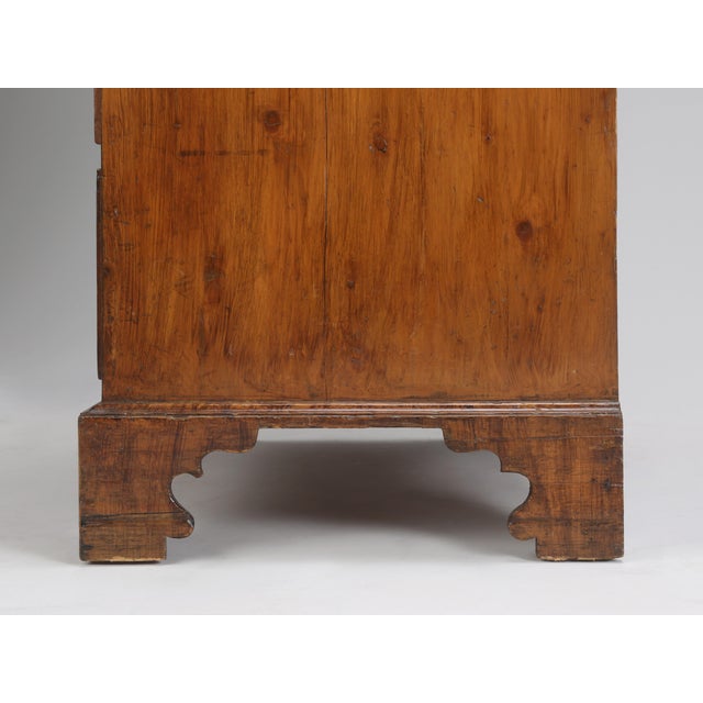 Antique English Chest on Chest, Burl Walnut, 1880s For Sale - Image 14 of 15