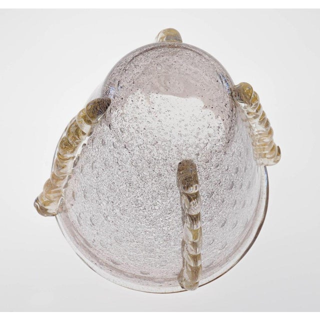 Large Pulegoso and Bullicante Murano Glass Vase or Ice Bucket from Barovier & Toso For Sale - Image 10 of 18