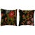 Mid Century Spanish Square Pattern Wool Scatter Cushions, Set of 2 For Sale - Image 6 of 6