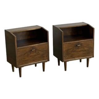 Vintage Rosewood Nightstands - Pair For Sale