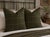 Mid-Century Modern Pair of Colefax & Fowler Lanark Wool Plaid Pillows | 22" X 22" For Sale - Image 3 of 4