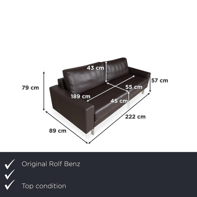 The Rolf Benz Vida sofa is the ideal choice for aesthetes who appreciate clean lines and the highest level of...