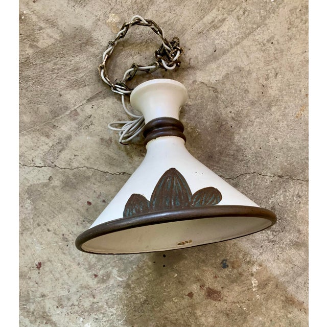 1970s Aksel Larsen Design Axella Pendant Lamp 1970s Danish For Sale - Image 15 of 17