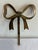 Vintage Solid Brass Bow Wall Hook For Sale In Oklahoma City - Image 6 of 7
