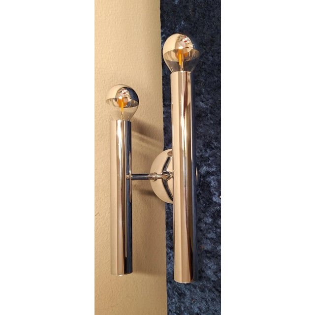 Gaetano Sciolari Vintage Italian Wall Lamp by Gaetano Sciolari, 1970s For Sale - Image 4 of 7