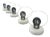 Bisbi Wall Lamps by Achille Castiglioni for Flos, 1987, Set of 5 For Sale