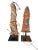 Tribal Woven Papua New Guinea Koteka on Custom Stands- A Pair For Sale - Image 3 of 5