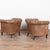 Pair of 20th Century Vintage Brown Leather Danish Club Chairs For Sale - Image 14 of 14