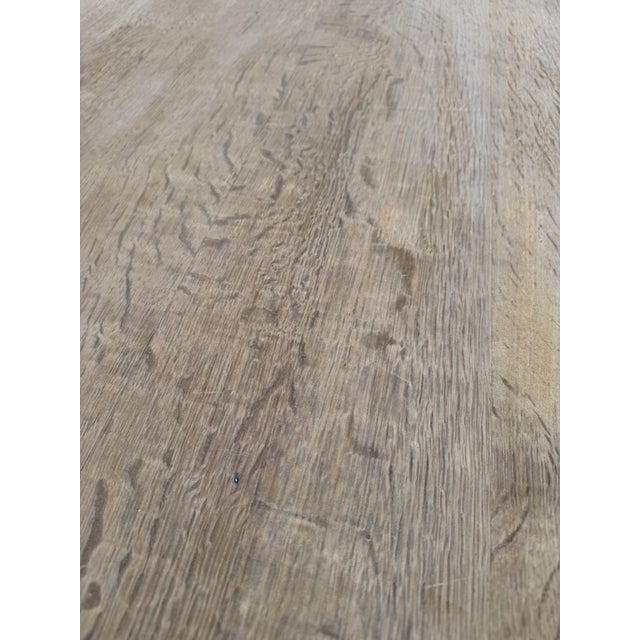 Wood Large Oak Community Table, 1800s For Sale - Image 7 of 10