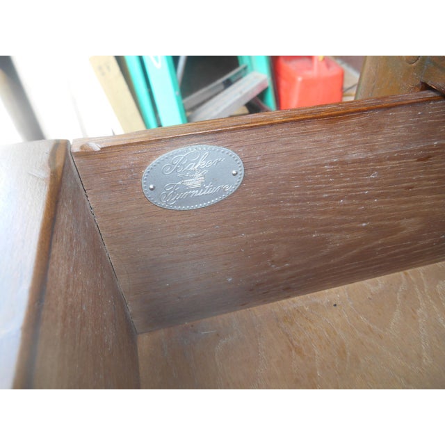 Baker Furniture French Provincial Louis XV Style Bachelor Chest of Drawers For Sale - Image 6 of 6