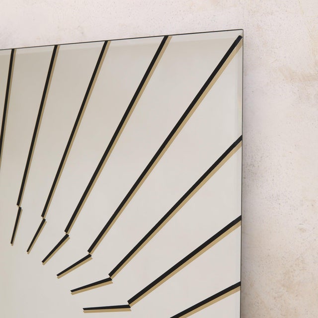 Late 20th Century Vintage Italian Sunbeam Wall Mirror by Rimadesio For Sale - Image 5 of 11