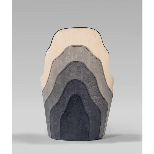 Contemporary Color & Blanche Contemporary Leather Couture Armchair by Bd Barcelona For Sale - Image 3 of 10