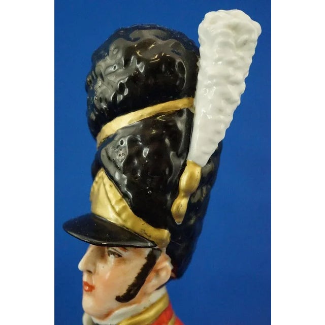 Porcelain Sculpture of Napoleonic Soldier from Capodimonte Manufacture For Sale - Image 18 of 18
