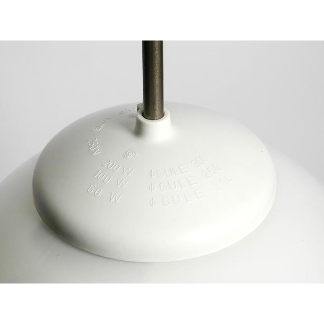 Large Mid-Century Bauhaus Style Opal Glass Ceiling Lamp, 1950s For Sale - Image 13 of 18