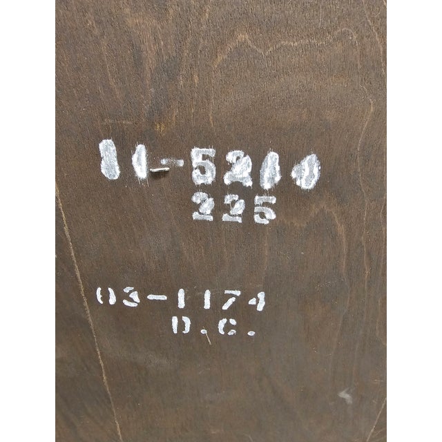 Brass Vintage 1974 Ethan Allen Solid Walnut Lingerie Chest For Sale - Image 8 of 9
